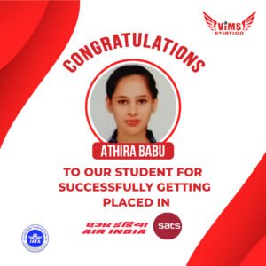 Athira Babu placed at Air India (SATS)
